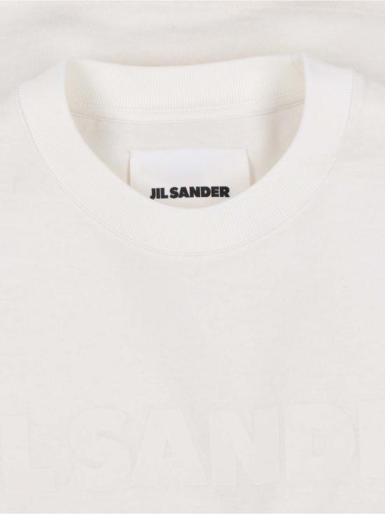 25FW 질샌더 반팔 티셔츠 J03GC0137 J20243 102 White - JIL SANDER