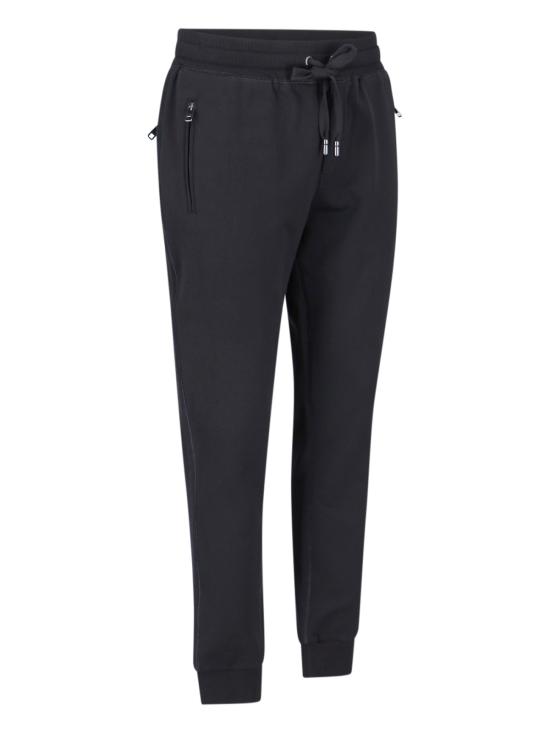 25FW 돌체앤가바나 스트레이트 팬츠 GVXQHT G7F2G N0000 Black - DOLCE & GABBANA