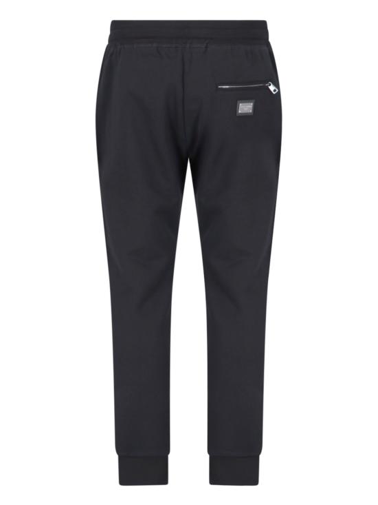 25FW 돌체앤가바나 스트레이트 팬츠 GVXQHT G7F2G N0000 Black - DOLCE & GABBANA