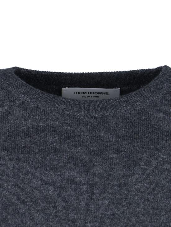25FW 톰브라운 스웨터 MKAS01A 00011 038 Grey - THOM BROWNE