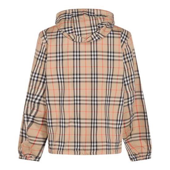 25FW 버버리 리버시블 체크 후디드 자켓 8110371 B9368 MULTICOLOUR - BURBERRY