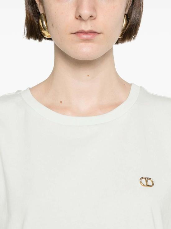 25SS 트윈셋 반팔 티셔츠 251TT204012371 Green - TWINSET