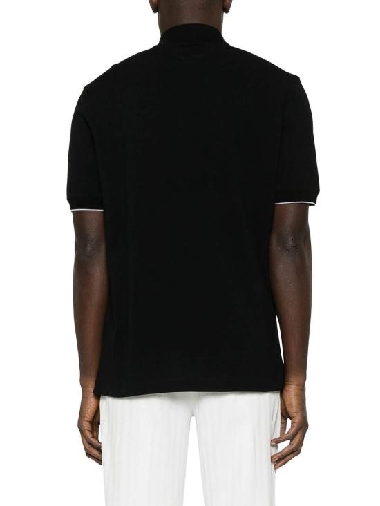 26SS 브루넬로 쿠치넬리 피케 폴로 셔츠 ME8548788CGB88 Black - BRUNELLO CUCINELLI