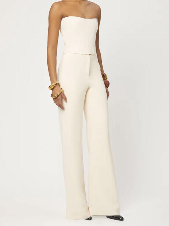  라쿠엘 디니즈 스트레이트 팬츠 PR90301001 White - RAQUEL DINIZ