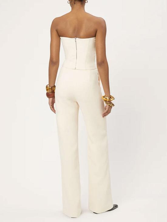  라쿠엘 디니즈 스트레이트 팬츠 PR90301001 White - RAQUEL DINIZ