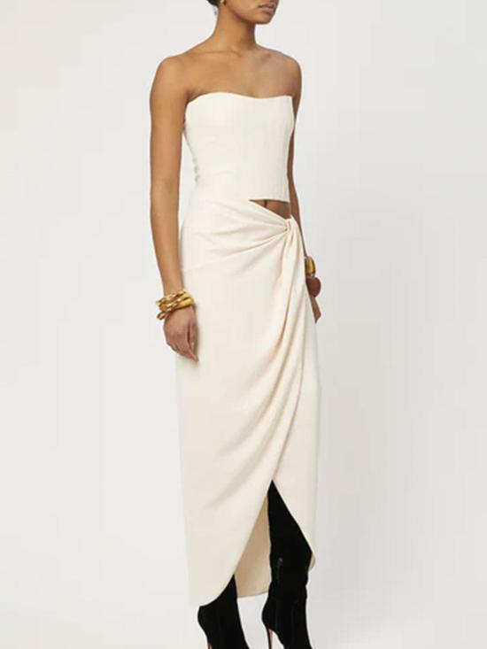  라쿠엘 디니즈 민소매 티셔츠 PR60271001 WHITE - RAQUEL DINIZ