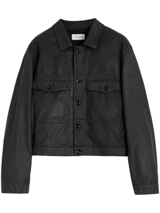 25SS 르메르 헤비 데님 트러커 자켓 OW1142LD1030490 DARK CHOCOLATE DOM