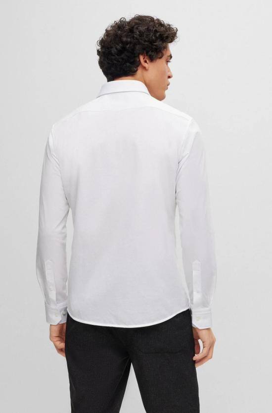 25FW 보스 긴팔 셔츠 50469378 10239284 01 100 White - BOSS