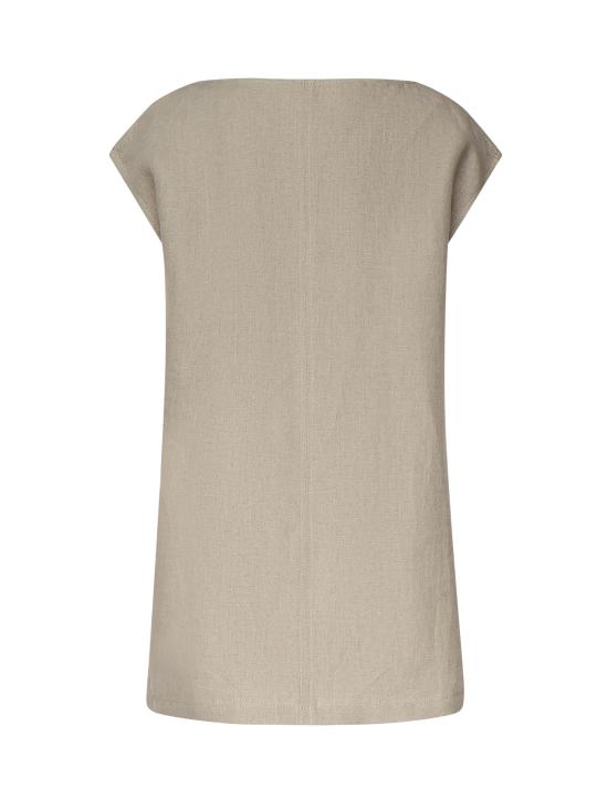 25SS 막스마라 민소매 티셔츠 2511191102600 001 Beige - MAX MARA