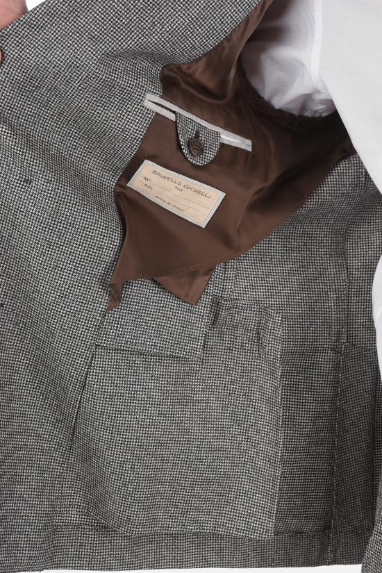  브루넬로 쿠치넬리 수트 세트 MG4547BPZ TG454 C001 Black White - BRUNELLO CUCINELLI