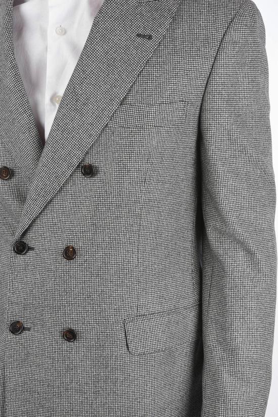  브루넬로 쿠치넬리 수트 세트 MG4547BPZ TG454 C001 Black White - BRUNELLO CUCINELLI