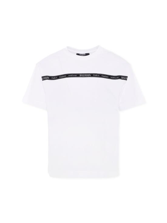 25FW [키즈] 발망 티셔츠 BX8P71 Z3186 100NE WHITE