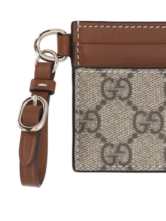 25SS 구찌 GG 엠블럼 카드 케이스 819121FAD6L9758 MARRONE DOM - GUCCI