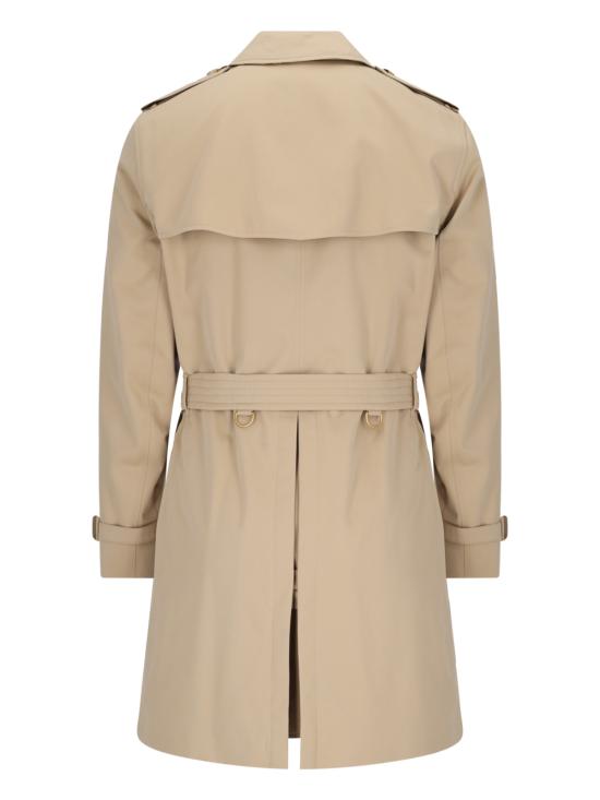 25FW 버버리 미드 렝스 켄징턴 헤리티지 트렌치코트  8079388 A1366 Beige - BURBERRY