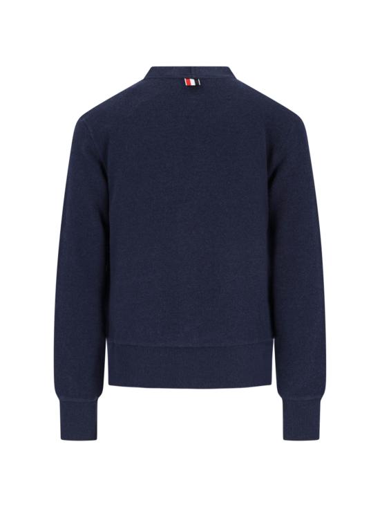 25FW 톰브라운 가디건 MJT540A J0217 415 Blue - THOM BROWNE