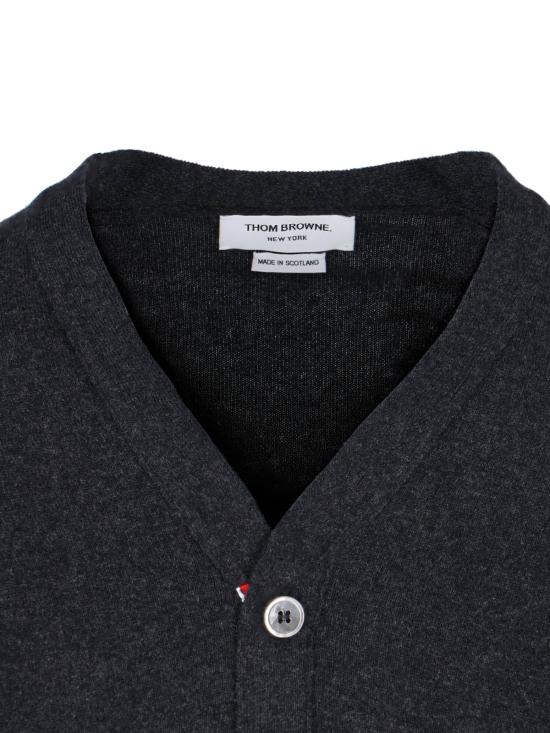 25FW 톰브라운 가디건 MKCS01A 00011 022 Black - THOM BROWNE