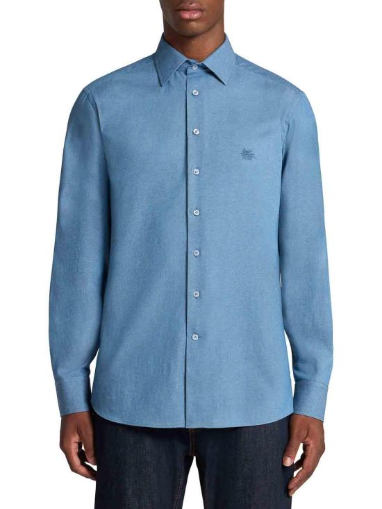 26SS 에트로 긴팔 셔츠 MRIB000299SA5G4X0880 Blue - ETRO