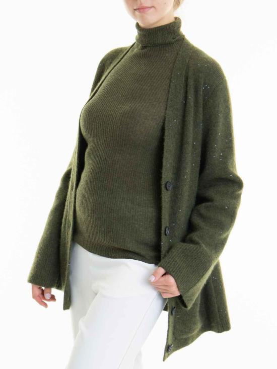  파비아나 필리피 가디건 MAD214F065D29600006157 Green - FABIANA FILIPPI