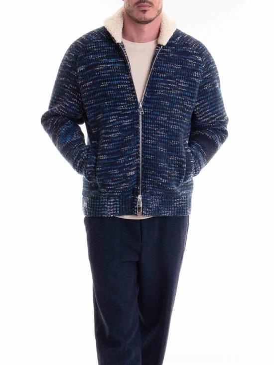 25FW 미소니 자켓 US24WC0KBT0089F7062 Blue - MISSONI