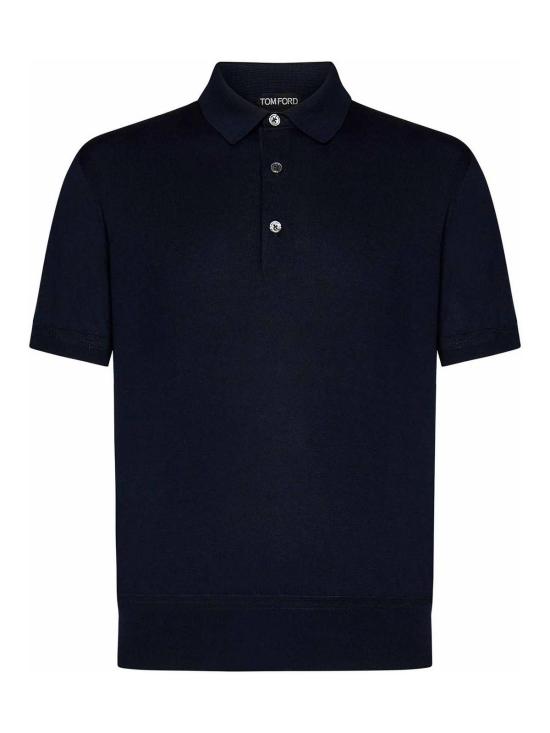 25FW 톰포드 폴로 티셔츠 KPS004YMC024S25HB785 Blue