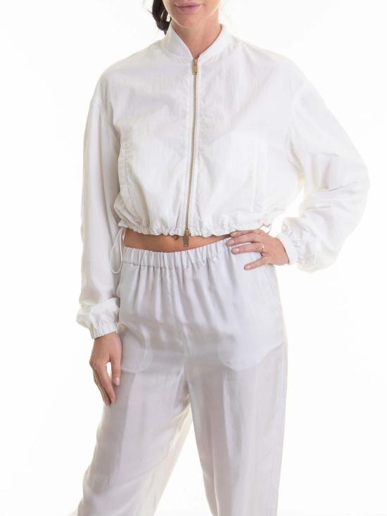  파비아나 필리피 봄버 자켓 CTD264F199I90700000142 White - FABIANA FILIPPI