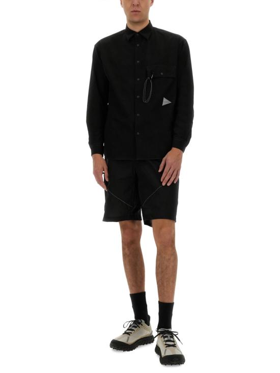 25SS 앤드원더 긴팔 셔츠 5745143026010 BLACK DOM - AND WANDER