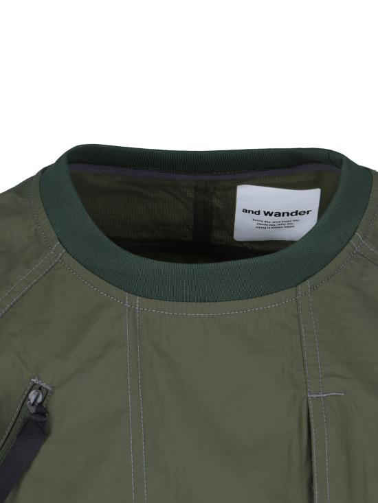 25SS 앤드원더 반팔 티셔츠 5745154022181 DKHAKI DOM - AND WANDER