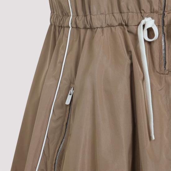 25FW 미우미우 미디 원피스 MF5873SOOO121G F0A68 NUDE NEUTRALS - MIU MIU