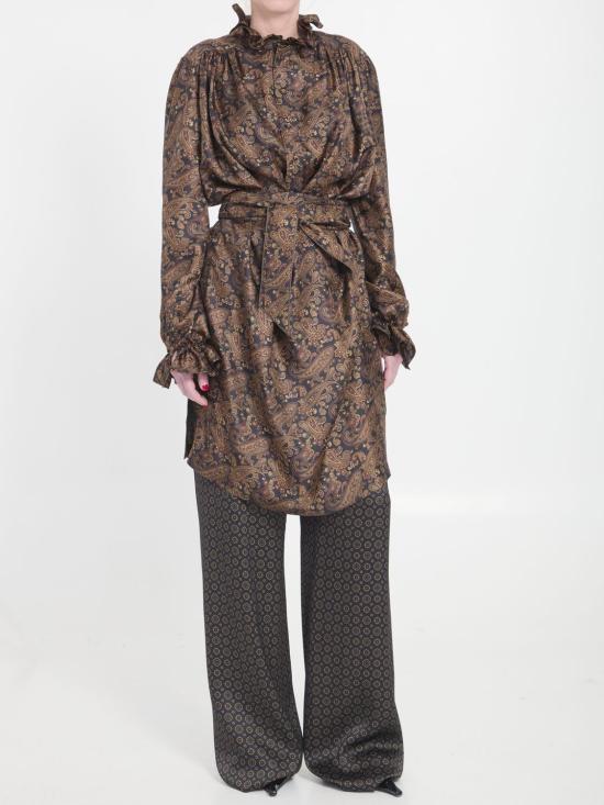 25SS 생로랑 미디 원피스 828304Y6K90 4775 MULTICOLOR - SAINT LAURENT