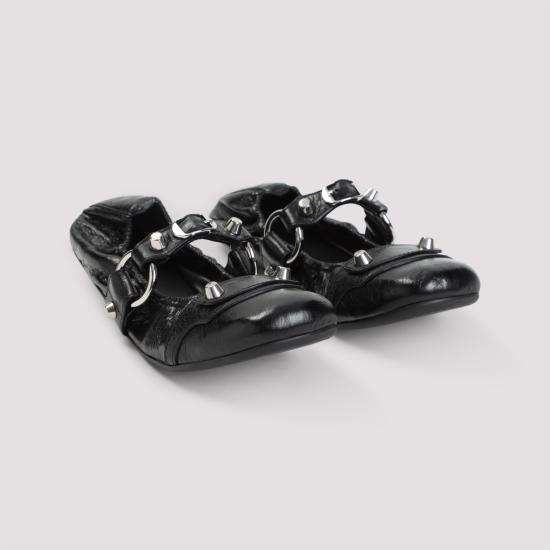 25SS 발렌시아가 시티 발레리나 828095WAD4Y 1080 BLACK - BALENCIAGA