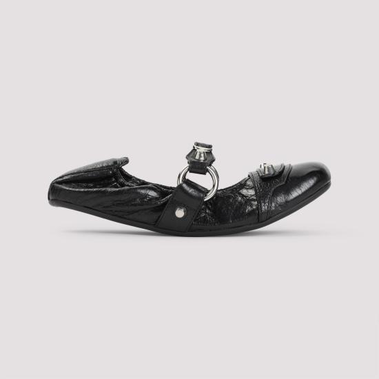 25SS 발렌시아가 시티 발레리나 828095WAD4Y 1080 BLACK - BALENCIAGA