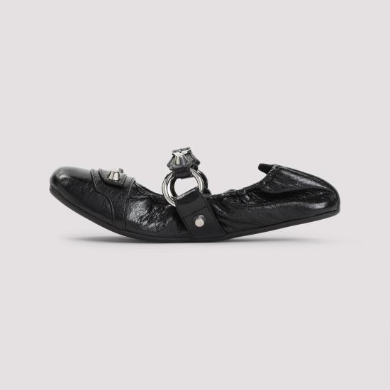 25SS 발렌시아가 시티 발레리나 828095WAD4Y 1080 BLACK - BALENCIAGA