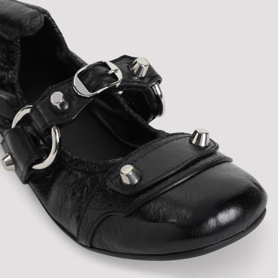 25SS 발렌시아가 시티 발레리나 828095WAD4Y 1080 BLACK - BALENCIAGA