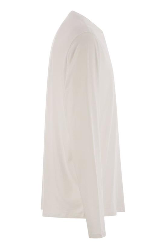 25SS 마제스틱필라쳐 긴팔 티셔츠 S25M090 001 WHITE - MAJESTIC FILATURES