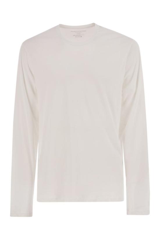 25SS 마제스틱필라쳐 긴팔 티셔츠 S25M090 001 WHITE