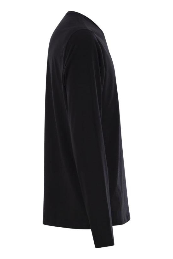 25SS 마제스틱필라쳐 긴팔 티셔츠 S25M090 002 BLACK - MAJESTIC FILATURES