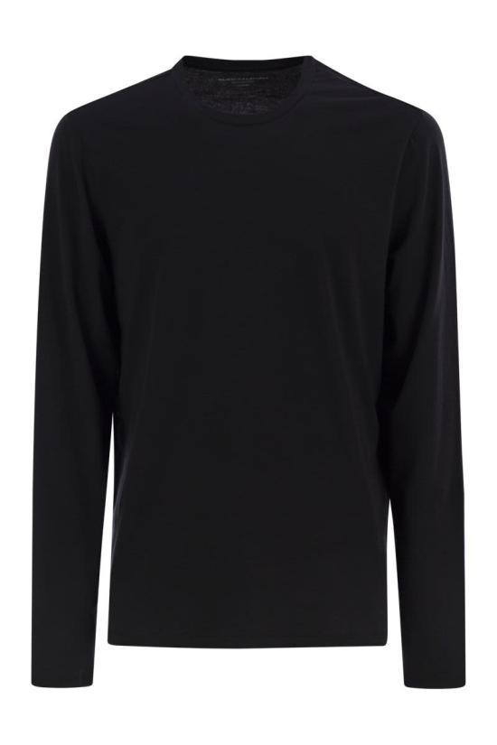 25SS 마제스틱필라쳐 긴팔 티셔츠 S25M090 002 BLACK
