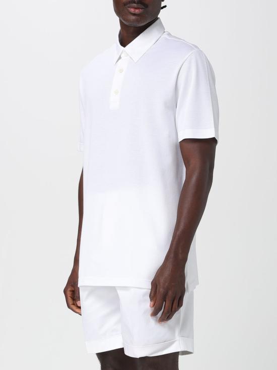 26SS 브리오니 폴로 티셔츠 UJSZ0LPA627 9000 White - BRIONI