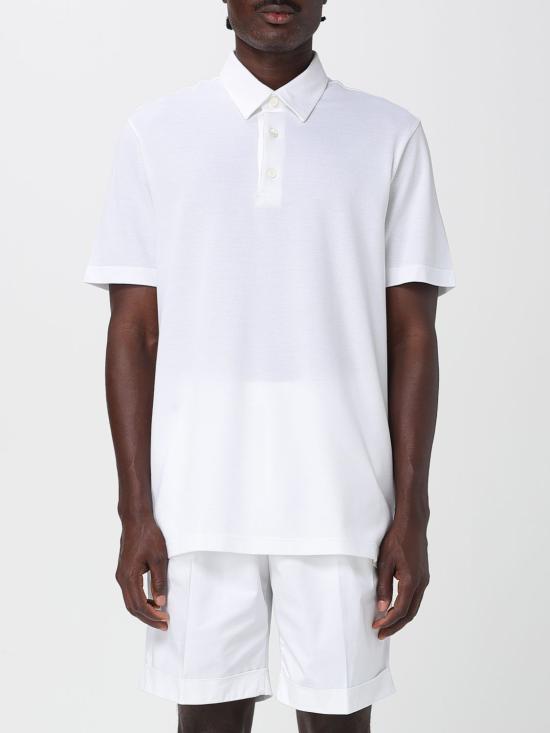26SS 브리오니 폴로 티셔츠 UJSZ0LPA627 9000 White