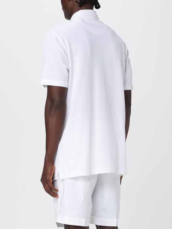 26SS 브리오니 폴로 티셔츠 UJSZ0LPA627 9000 White - BRIONI