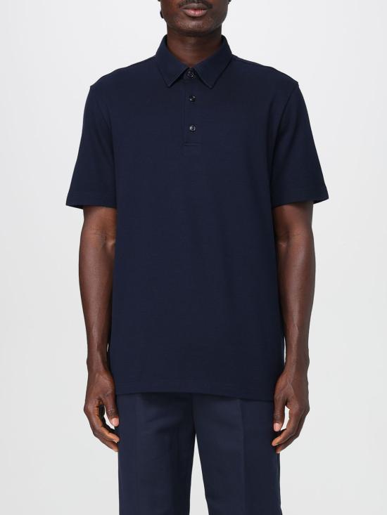 26SS 브리오니 폴로 티셔츠 UJSZ0LPA627 4100 Navy