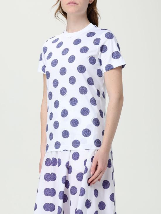 25SS 모스키노 반팔 티셔츠 07160441 1002 White - MOSCHINO