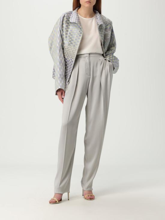 25FW 조르지오 아르마니 스트레이트 팬츠 GW000641TE10101 U8045 Grey - GIORGIO ARMANI