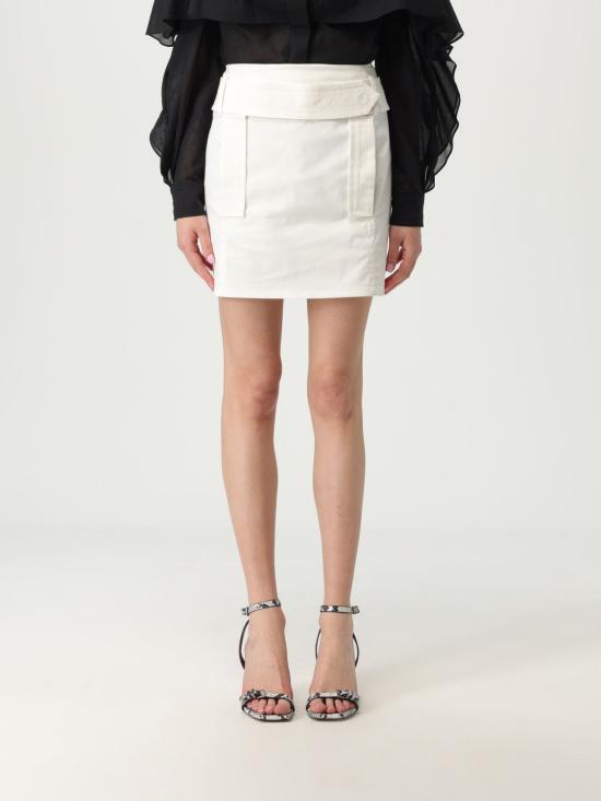 25SS 알베르타 페레티 숏 스커트 01181624 0002 White