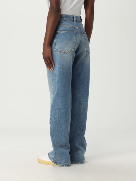 25FW 구찌 라벨 데님 트라우저 786815XDC7Q 4009 Blue - GUCCI