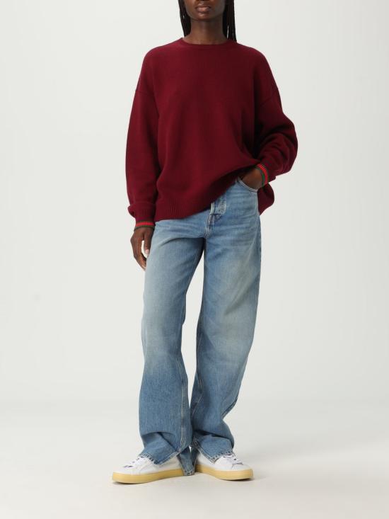 25FW 구찌 라벨 데님 트라우저 786815XDC7Q 4009 Blue - GUCCI