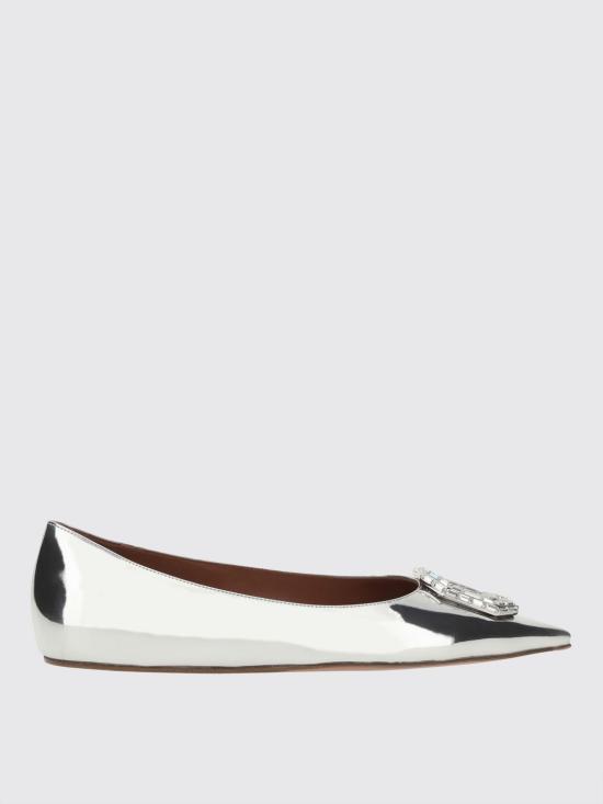 25SS 아미나 무아디 플랫 슈즈 12S357006CAM SILVERWHIT Silver