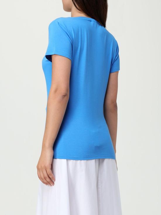 25SS 리우조 반팔 티셔츠 VA5157JS360 M9205 Blue - LIU JO