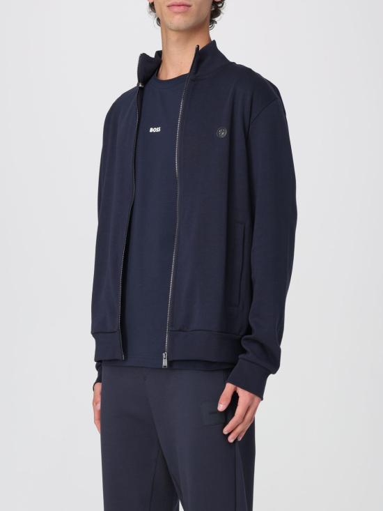 25SS 보스 집업 니트 50523916 404 Blue - BOSS