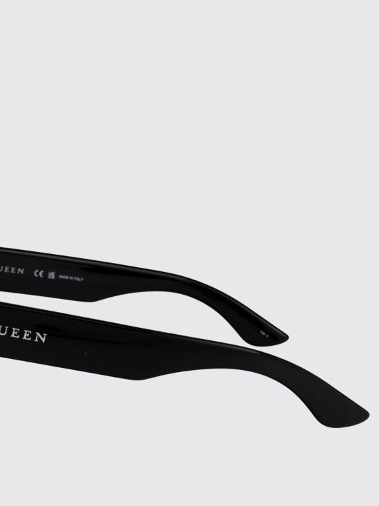 25FW 알렉산더 맥퀸 선글라스 AM0507S 001 Black - ALEXANDER MCQUEEN